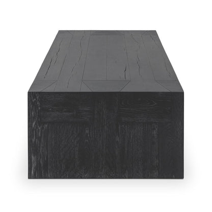 Classic Home - Bristol Reclaimed Oak Coffee Table In Meadow Black - 51031689 veiw 3