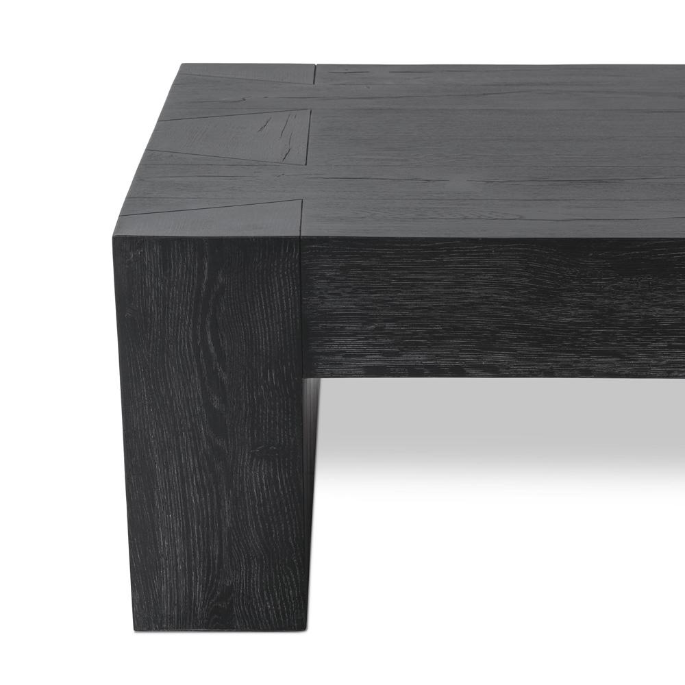 Classic Home - Bristol Reclaimed Oak Coffee Table In Meadow Black - 51031689 veiw 5