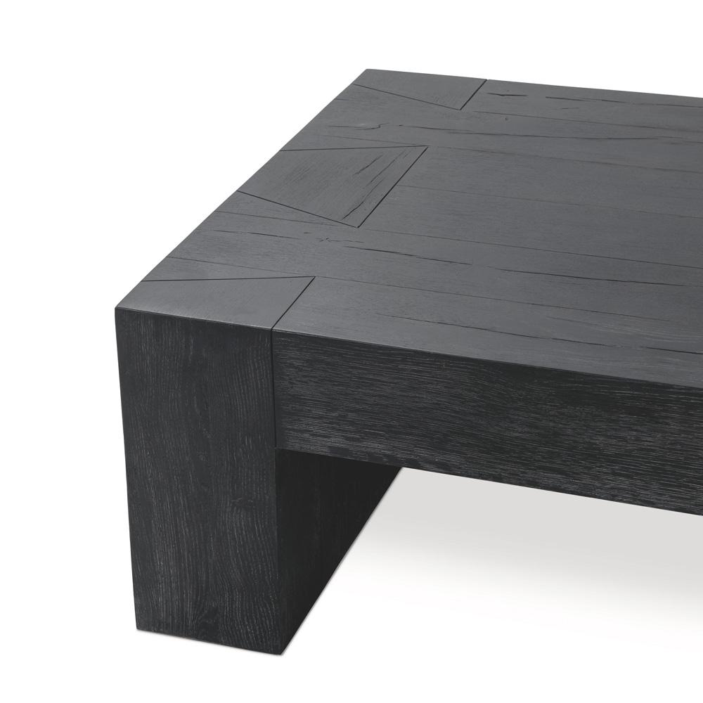 Classic Home - Bristol Reclaimed Oak Coffee Table In Meadow Black - 51031689 veiw 6
