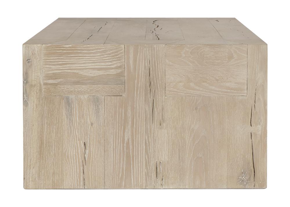Classic Home - Bristol Cracked Oak Coffee Table In Meadow White - 51031345 veiw 3