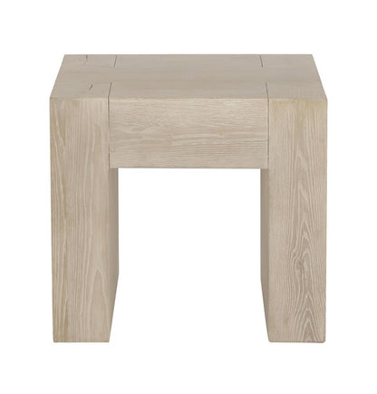 Classic Home - Bristol Cracked Oak 24in End Table In Meadow White - 51031347 veiw 1