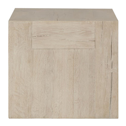 Classic Home - Bristol Cracked Oak 24in End Table In Meadow White - 51031347 veiw 2