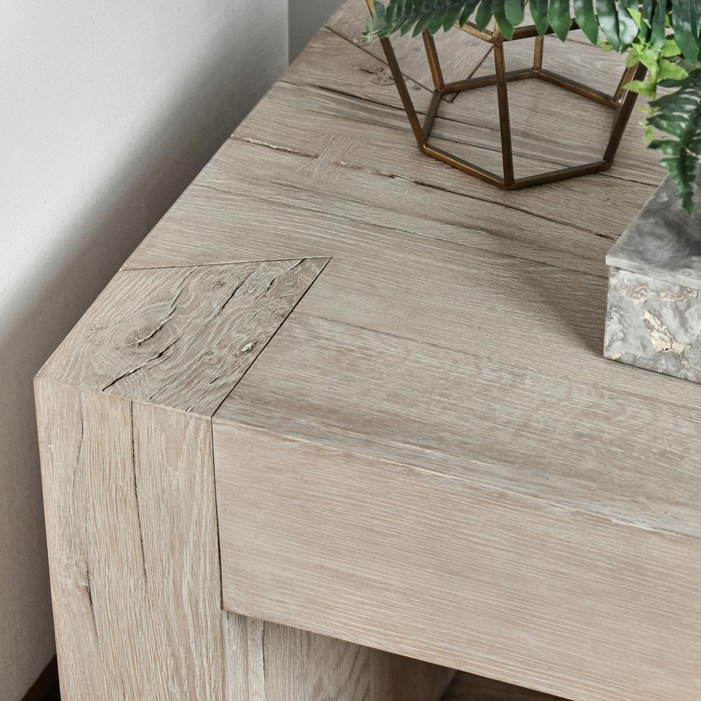 Classic Home - Bristol Cracked Oak 24in End Table In Meadow White - 51031347 veiw 5