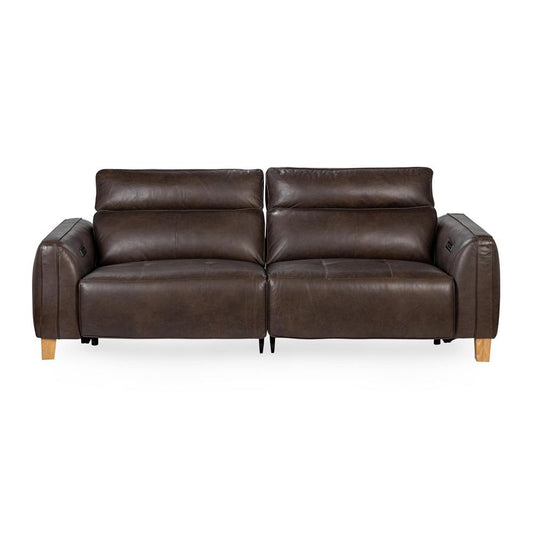 Classic Home - Conway Zero Gravity Power Recliner Upholstered Leather Sofa  - 2206Sf11 veiw 2