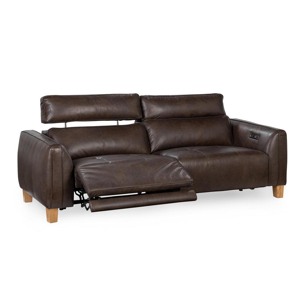 Classic Home - Conway Zero Gravity Power Recliner Upholstered Leather Sofa  - 2206Sf11 veiw 4
