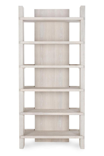 Classic Home - Doku 6 Shelf  Oak Veneer White Wash Bookshelf - 52004093 veiw 2