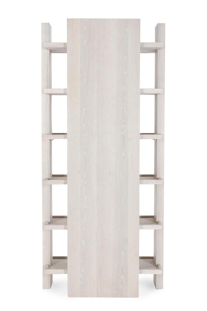 Classic Home - Doku 6 Shelf  Oak Veneer White Wash Bookshelf - 52004093 veiw 4