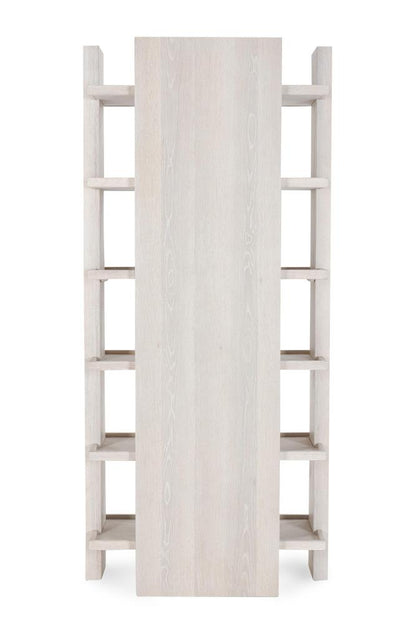 Classic Home - Doku 6 Shelf  Oak Veneer White Wash Bookshelf - 52004093 veiw 4