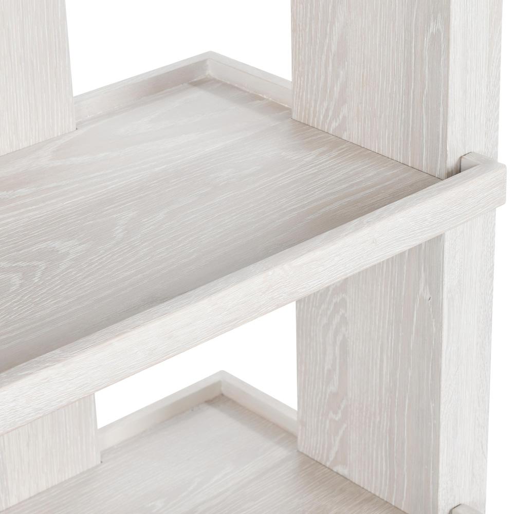 Classic Home - Doku 6 Shelf  Oak Veneer White Wash Bookshelf - 52004093 veiw 5