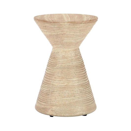 Classic Home - Fern Concrete Stone Outdoor Accent Table In Biege - 51031544 veiw 1