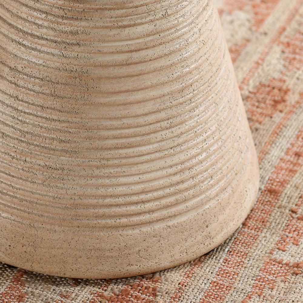 Classic Home - Fern Concrete Stone Outdoor Accent Table In Biege - 51031544 veiw 6