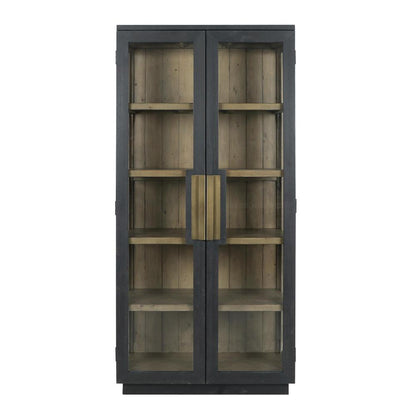 Classic Home - Larson 82in Reclaimed Pine Wood Cabinet In Black - 52004079 veiw 3