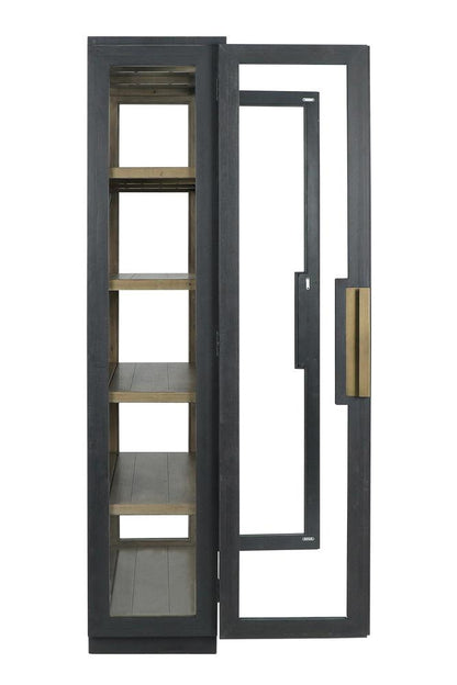 Classic Home - Larson 82in Reclaimed Pine Wood Cabinet In Black - 52004079 veiw 6