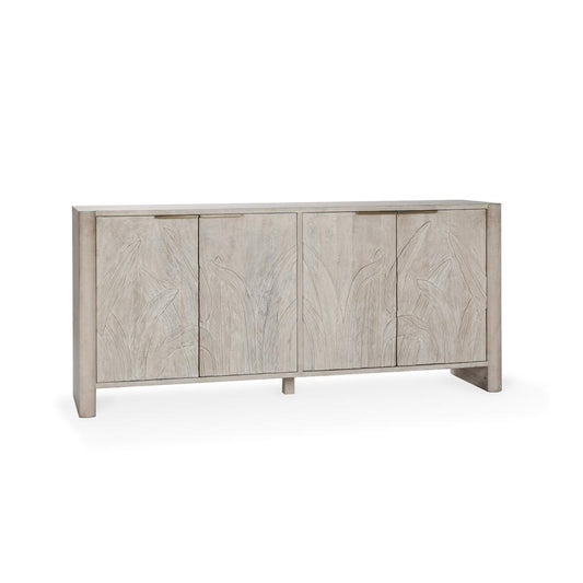 Classic Home - Ledro 82in Solid Wood White Washed Buffet Sideboard - 52010921 veiw 1