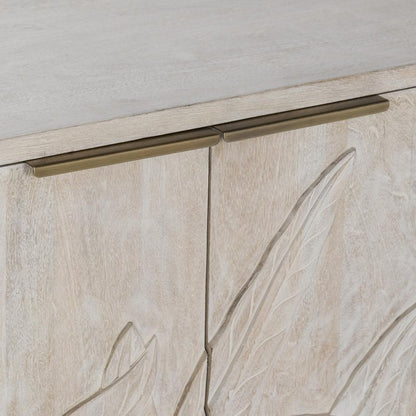 Classic Home - Ledro 82in Solid Wood White Washed Buffet Sideboard - 52010921 veiw 4