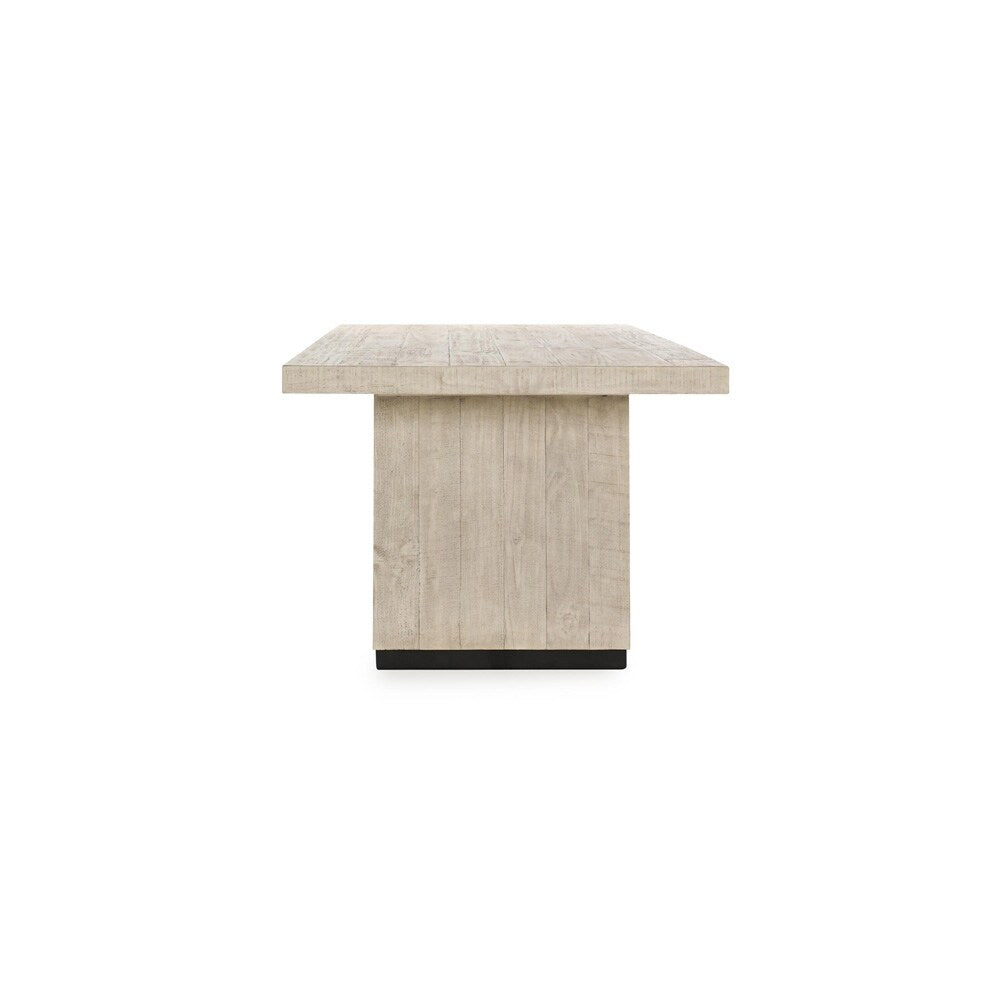Classic Home - Lynx 94in Reclaimed Pine Wood Dining Table In White - 51031649 veiw 3