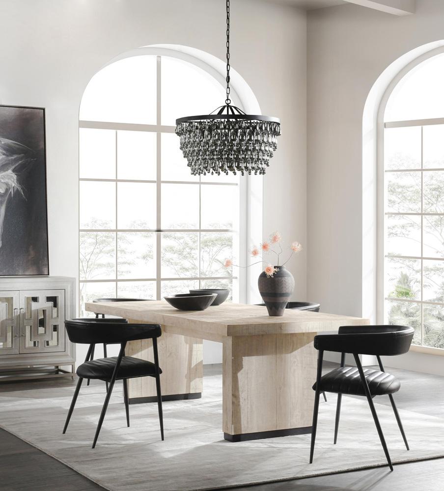 Classic Home - Lynx 94in Reclaimed Pine Wood Dining Table In White - 51031649 veiw 6