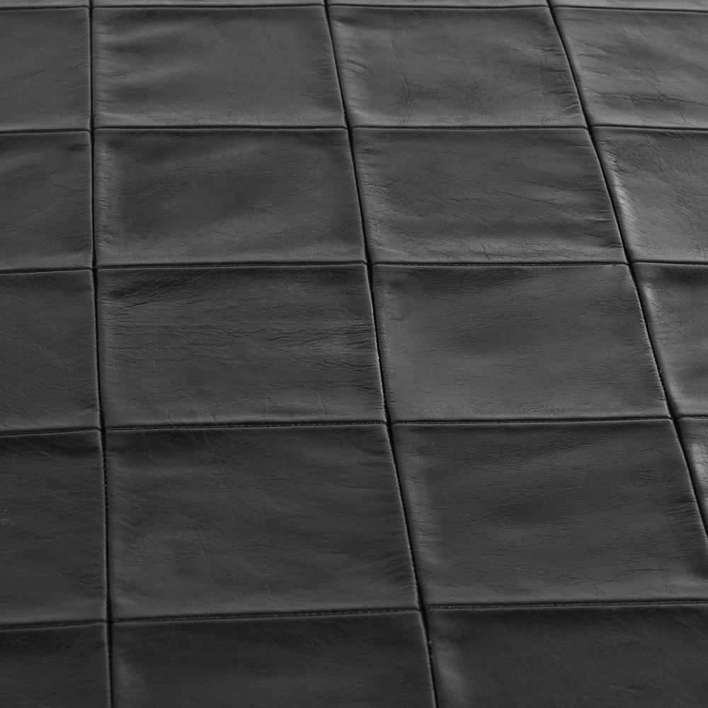 Classic Home - Malo 28in Top Grain Leather Ottoman Bench In Black - 53002015 veiw 5