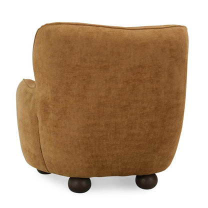 Classic Home - Penelope Upholstered Chenille Fabric Accent Chair In Amber - 53006047 veiw 4