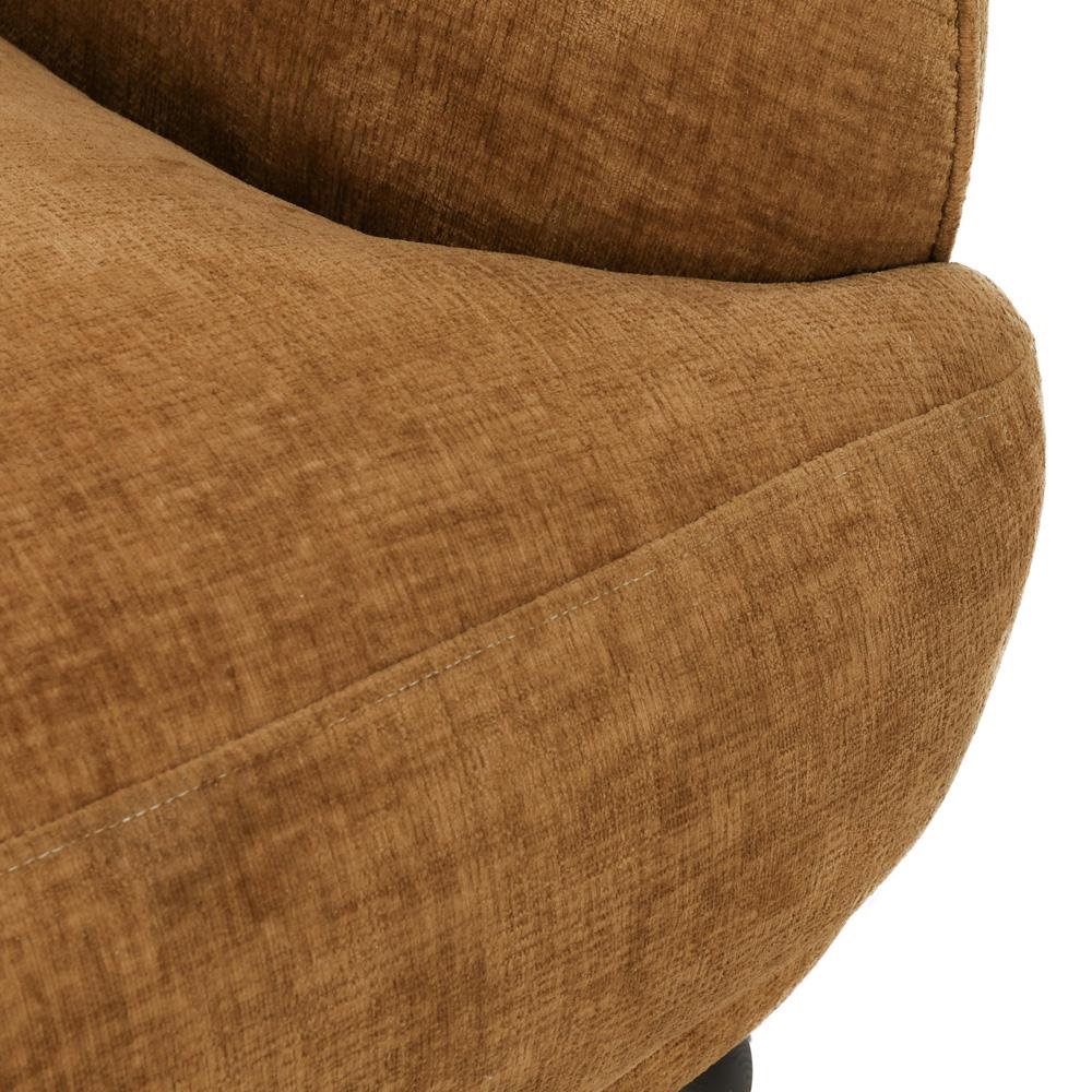 Classic Home - Penelope Upholstered Chenille Fabric Accent Chair In Amber - 53006047 veiw 5