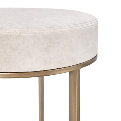 Classic Home - Quinn Counter Stool Natural And Brass - 53001930 veiw 4