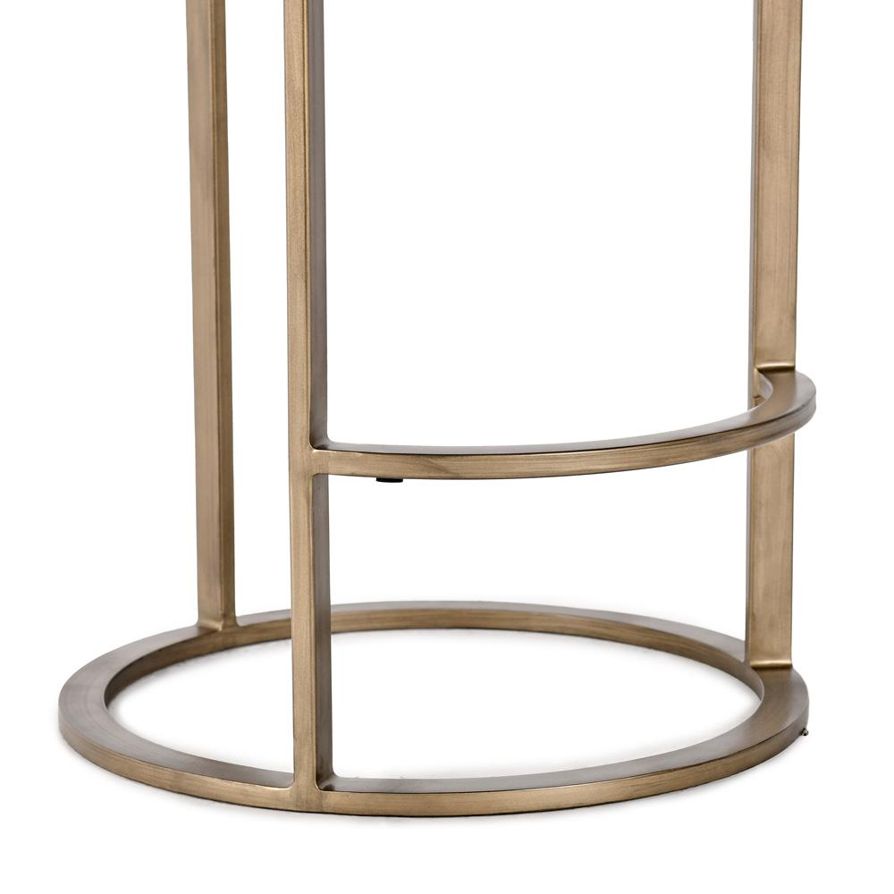Classic Home - Quinn Counter Stool Natural And Brass - 53001930 veiw 5