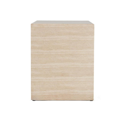 Classic Home - Rosen Outdoor Stone End Table In Beige - 51031639 veiw 3