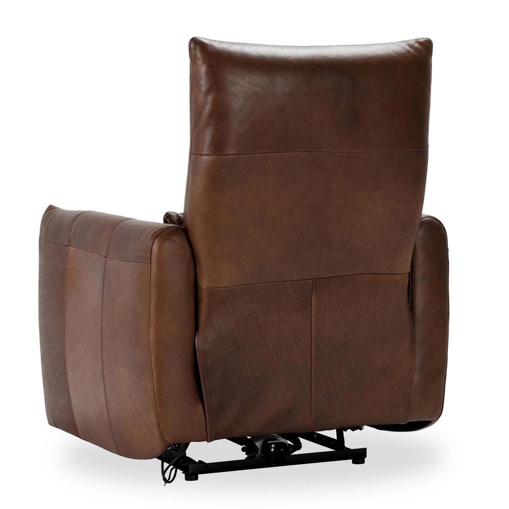 Classic Home - Thaya Leather Power Recliner Chair In Antique Brown - 2196Re31 veiw 5