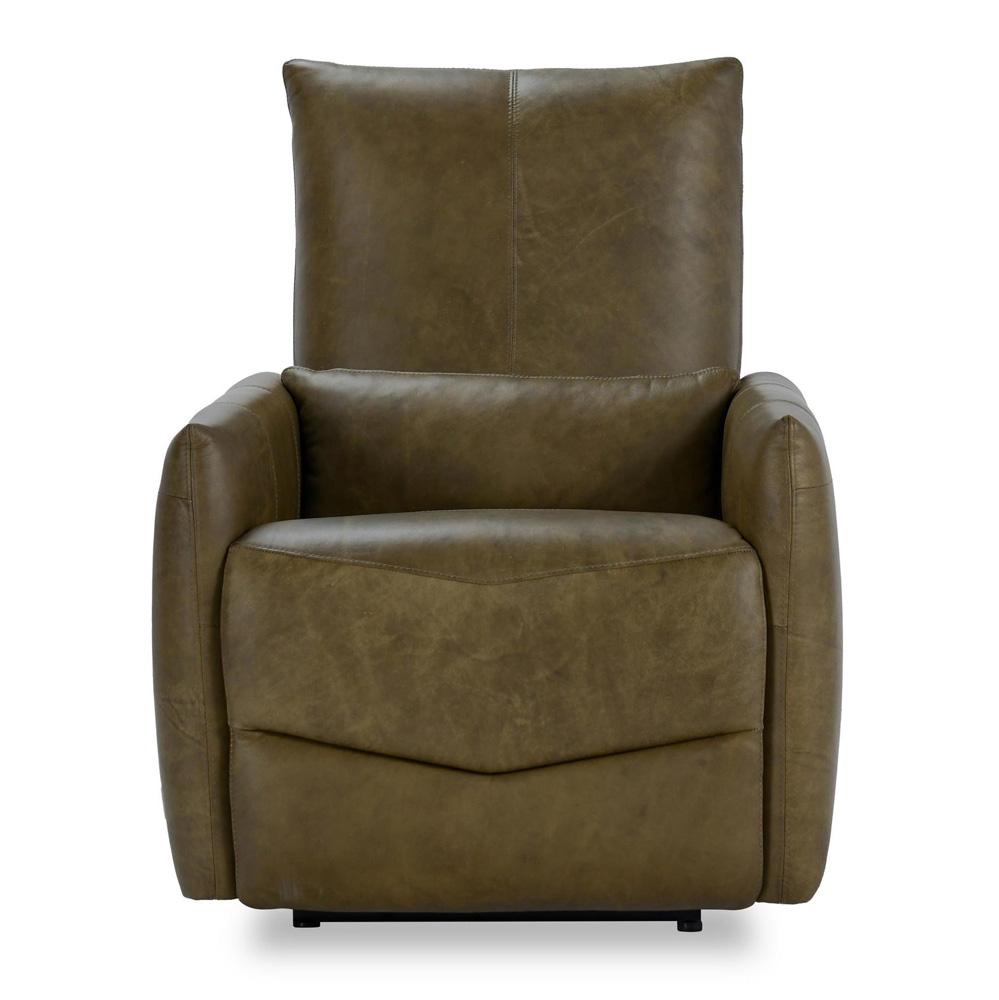 Classic Home - Thaya Leather Power Recliner Chair In Earth Brown - 2196Re21 veiw 2