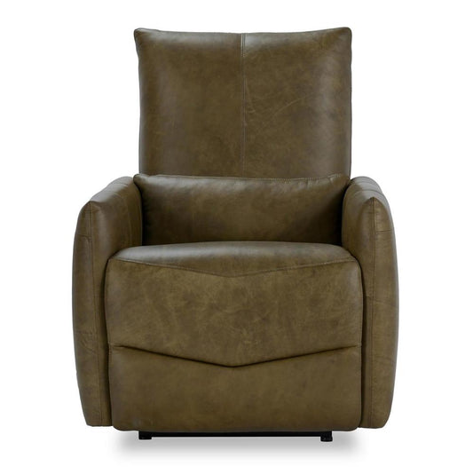 Classic Home - Thaya Leather Power Recliner Chair In Earth Brown - 2196Re21 veiw 2