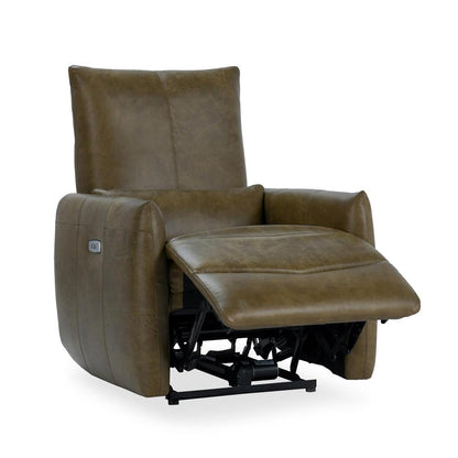 Classic Home - Thaya Leather Power Recliner Chair In Earth Brown - 2196Re21 veiw 4