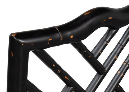 Sarreid Ltd - Brighton Counter Stool, Antique Black - 53893 veiw 7