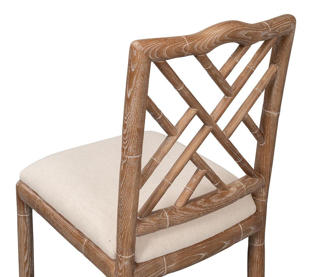 Sarreid Ltd - Brighton Counter Stool, White Wash - 53870 veiw 7