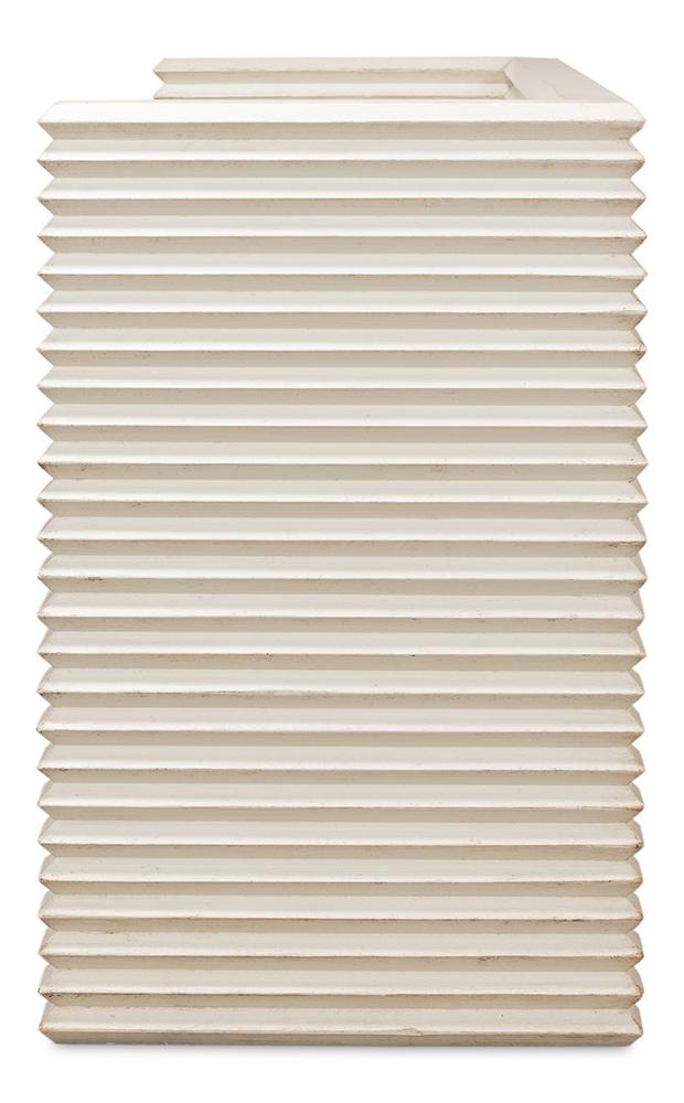 Sarreid Ltd - Stacked Bench, Antique White - 53528-3 veiw 8