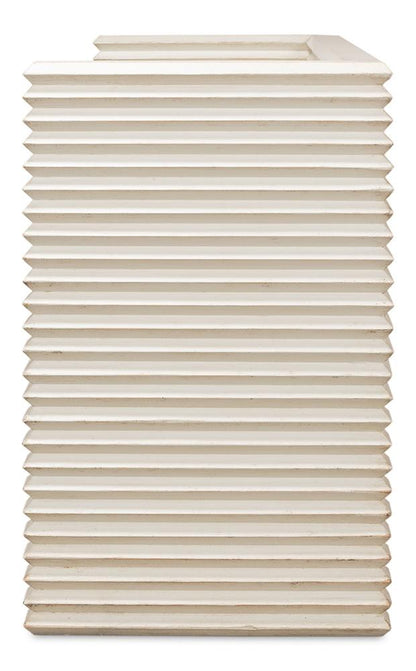 Sarreid Ltd - Stacked Bench, Antique White - 53528-3 veiw 8