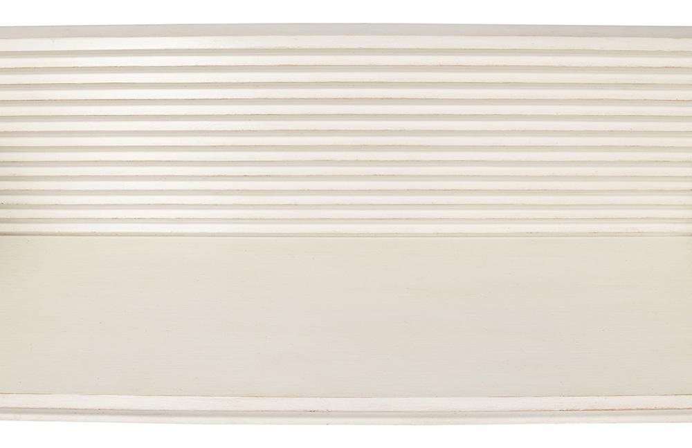 Sarreid Ltd - Stacked Bench, Antique White - 53528-3 veiw 12