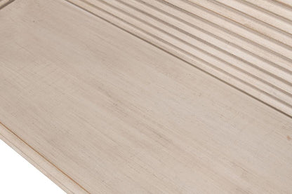 Sarreid Ltd - Stacked Bench, Stone Grey - 53528-1 veiw 10