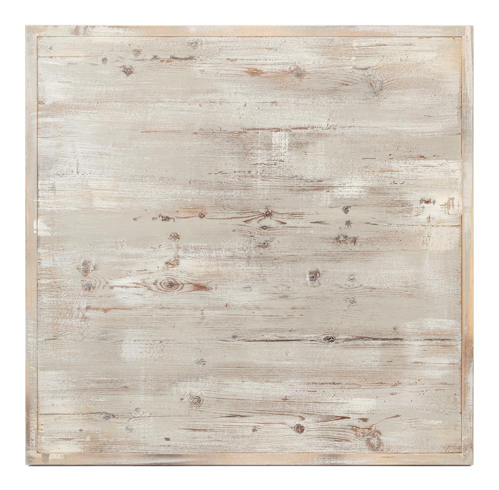 Sarreid Ltd - Bistro Table, Grey Oak - U021-06 veiw 6