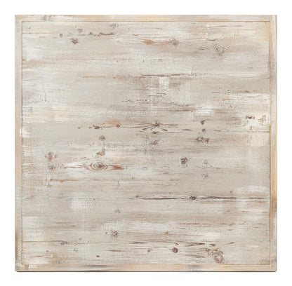 Sarreid Ltd - Bistro Table, Grey Oak - U021-06 veiw 6