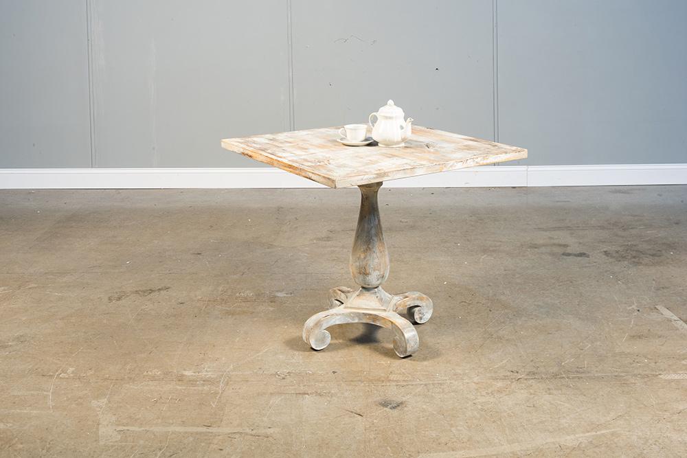 Sarreid Ltd - Bistro Table, Grey Oak - U021-06 veiw 8