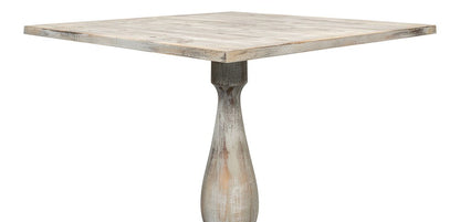 Sarreid Ltd - Bistro Table, Grey Oak - U021-06 veiw 9