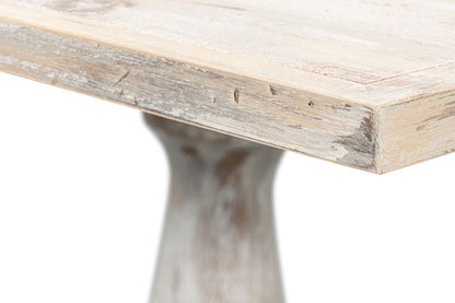 Sarreid Ltd - Bistro Table, Grey Oak - U021-06 veiw 10
