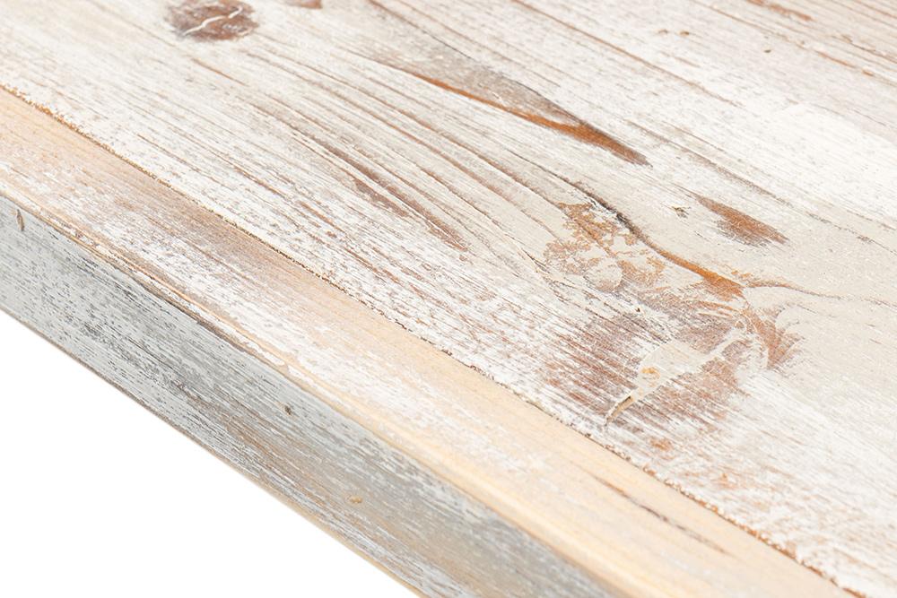 Sarreid Ltd - Bistro Table, Grey Oak - U021-06 veiw 11