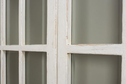 Sarreid Ltd - Edgar Allan Glass Bookcase - White - 53227 veiw 6