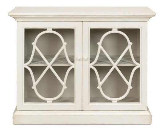 Sarreid Ltd - Sonya Commode, Antique White - 53677-3 veiw 2