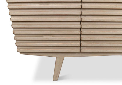 Sarreid Ltd - Ribbed 9 Drawer Commode, Stone Grey - 53590-1 veiw 12