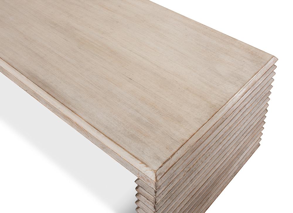 Sarreid Ltd - Stacked Cocktail Table, Stone Grey - 53464-1 veiw 5
