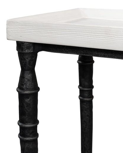 Sarreid Ltd - Nathaniel Elegance Console Table - White - 53764 veiw 6