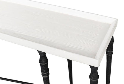 Sarreid Ltd - Nathaniel Elegance Console Table - White - 53764 veiw 11