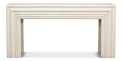 Sarreid Ltd - Mantel Console, Antique White - 53463-3 veiw 2
